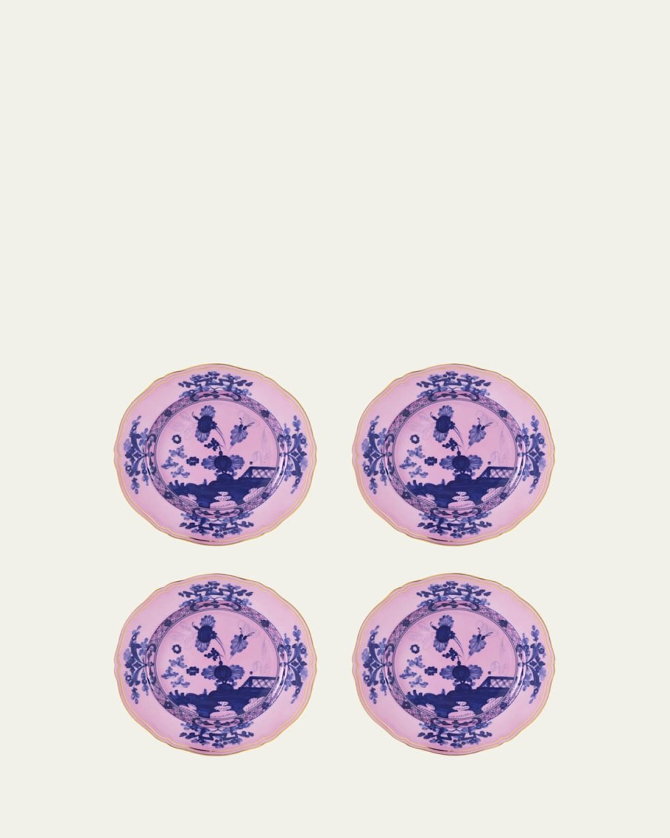 Oriente Italiano Azalea Dessert Plates, Set of 4